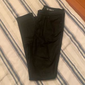 Junior girls Black size 10 gap teen sky high skinny jeans